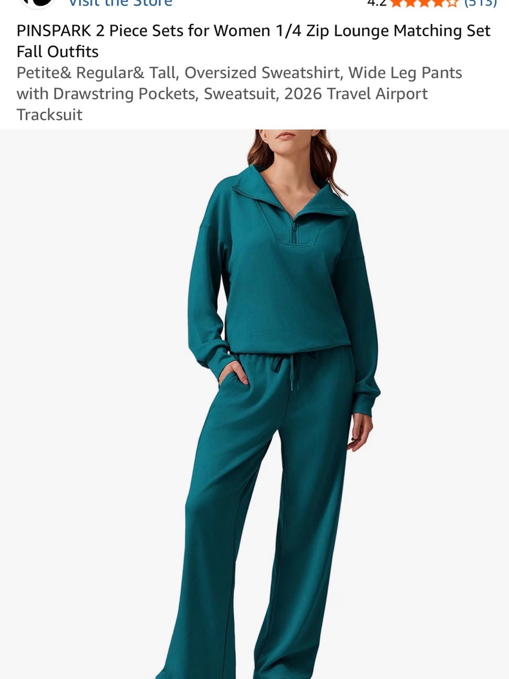 Teal lounge set
